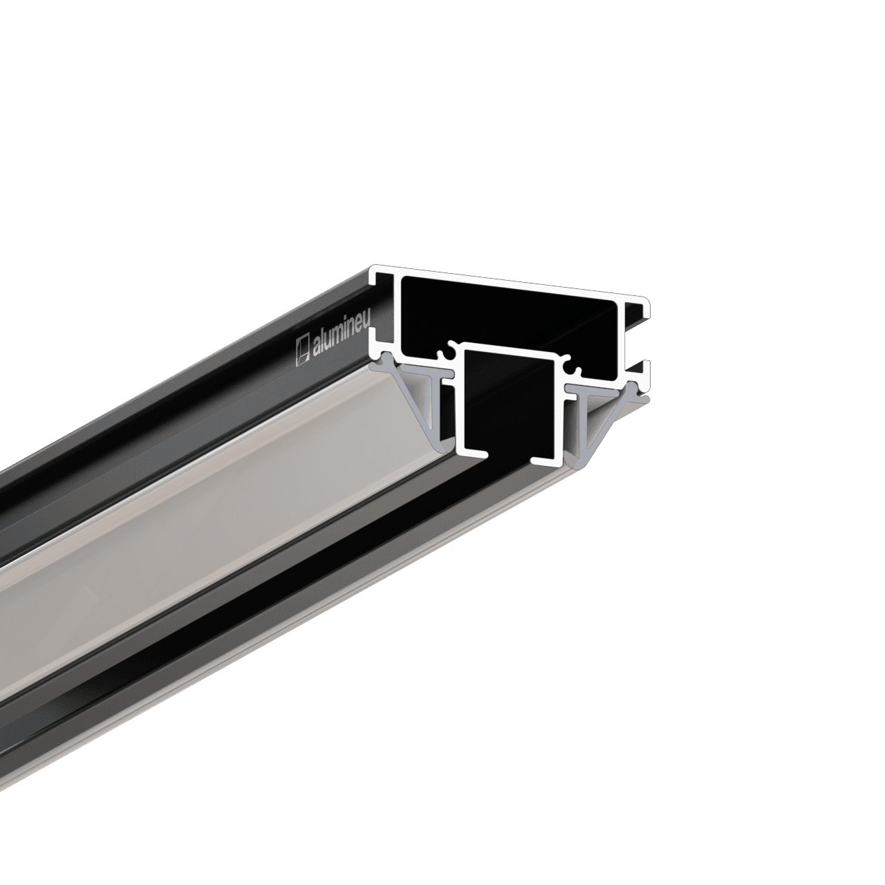 Profilé pour niche à rideaux TISSURE Z401 — vue détaillée