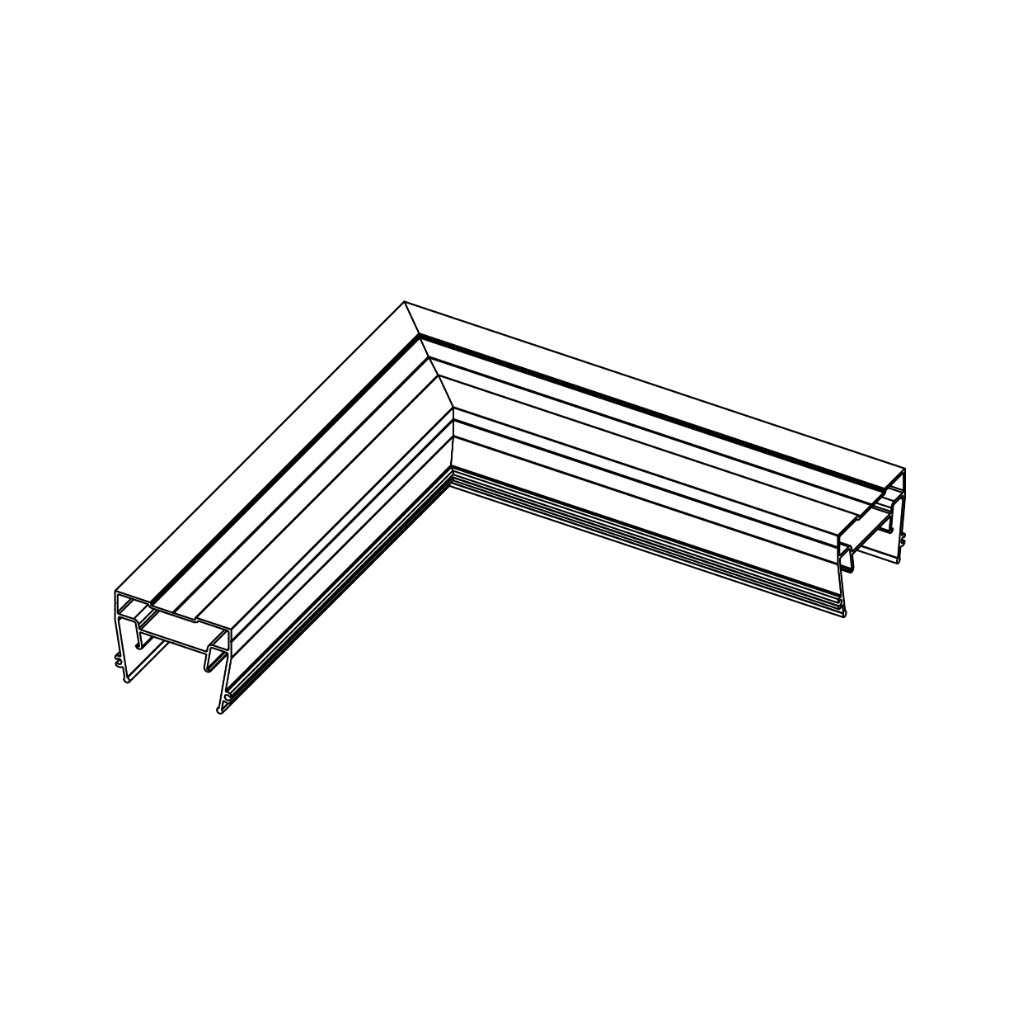 Angle droit soudé LIGHTRA NX030 S · 150 × 150 mm — vue principale