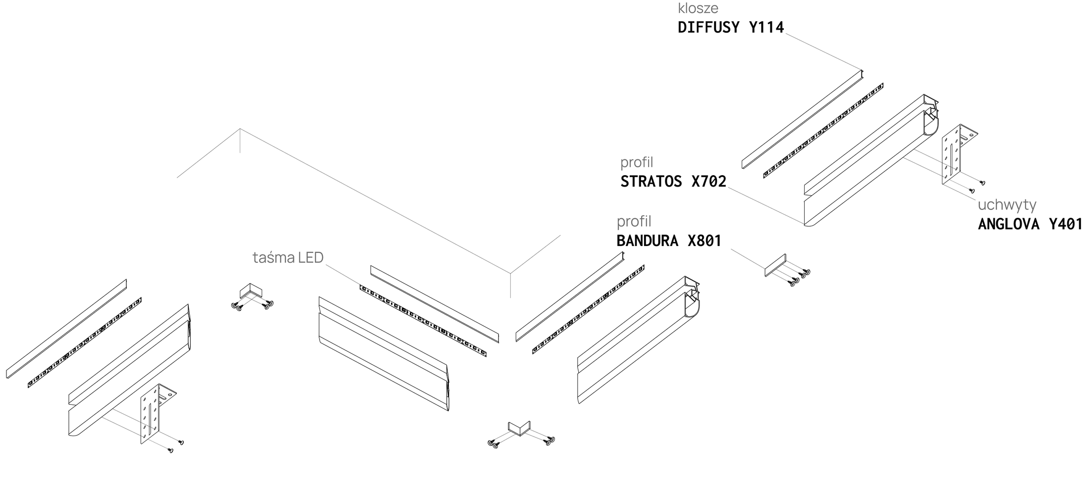 Profilé multiniveau STRATOS X702