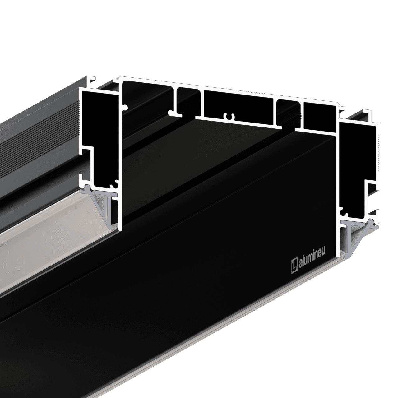 Profilé pour niche à rideaux TISSURE Z405 — vue détaillée