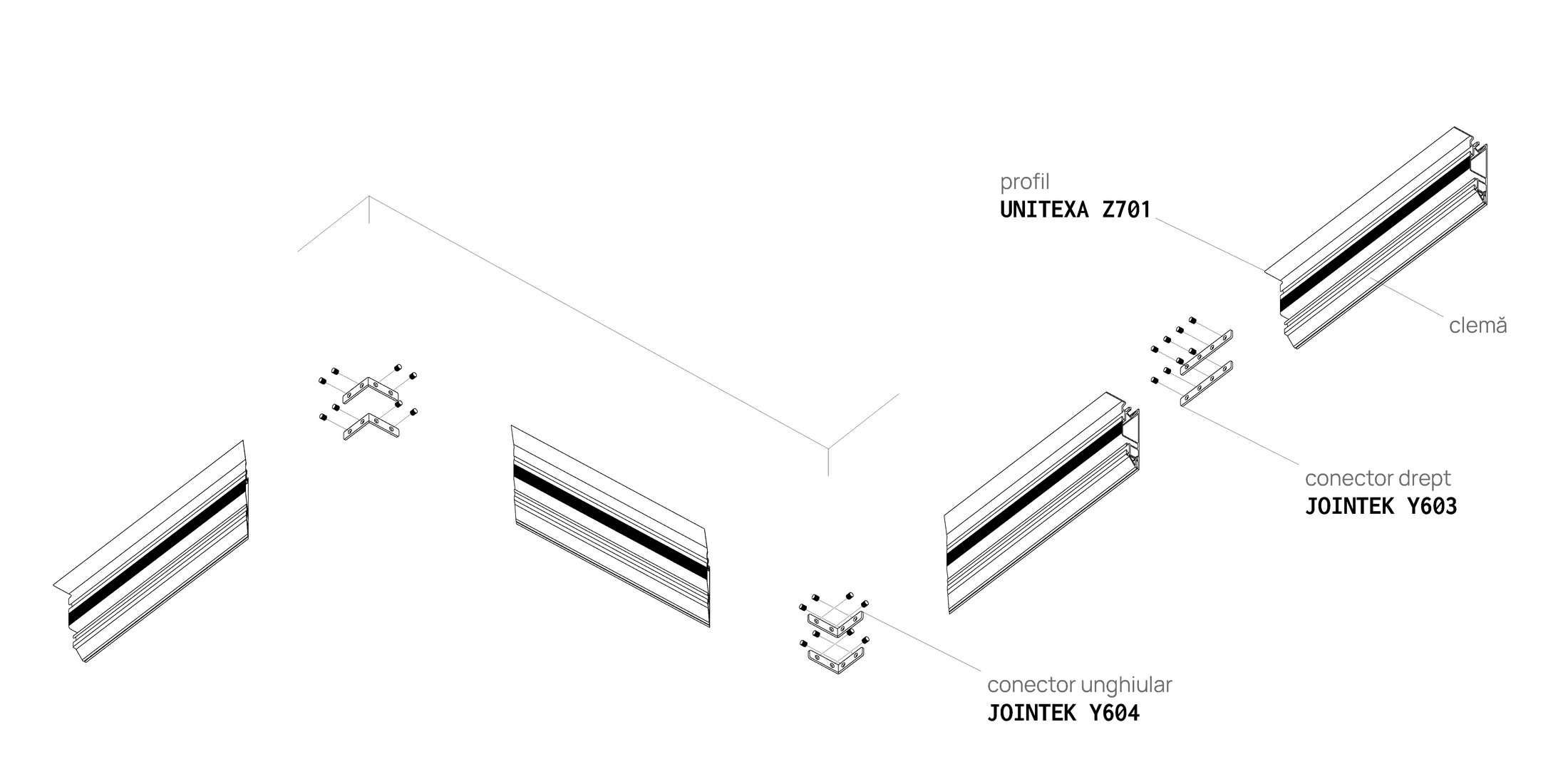 Profilé multiniveau UNITEXA Z701