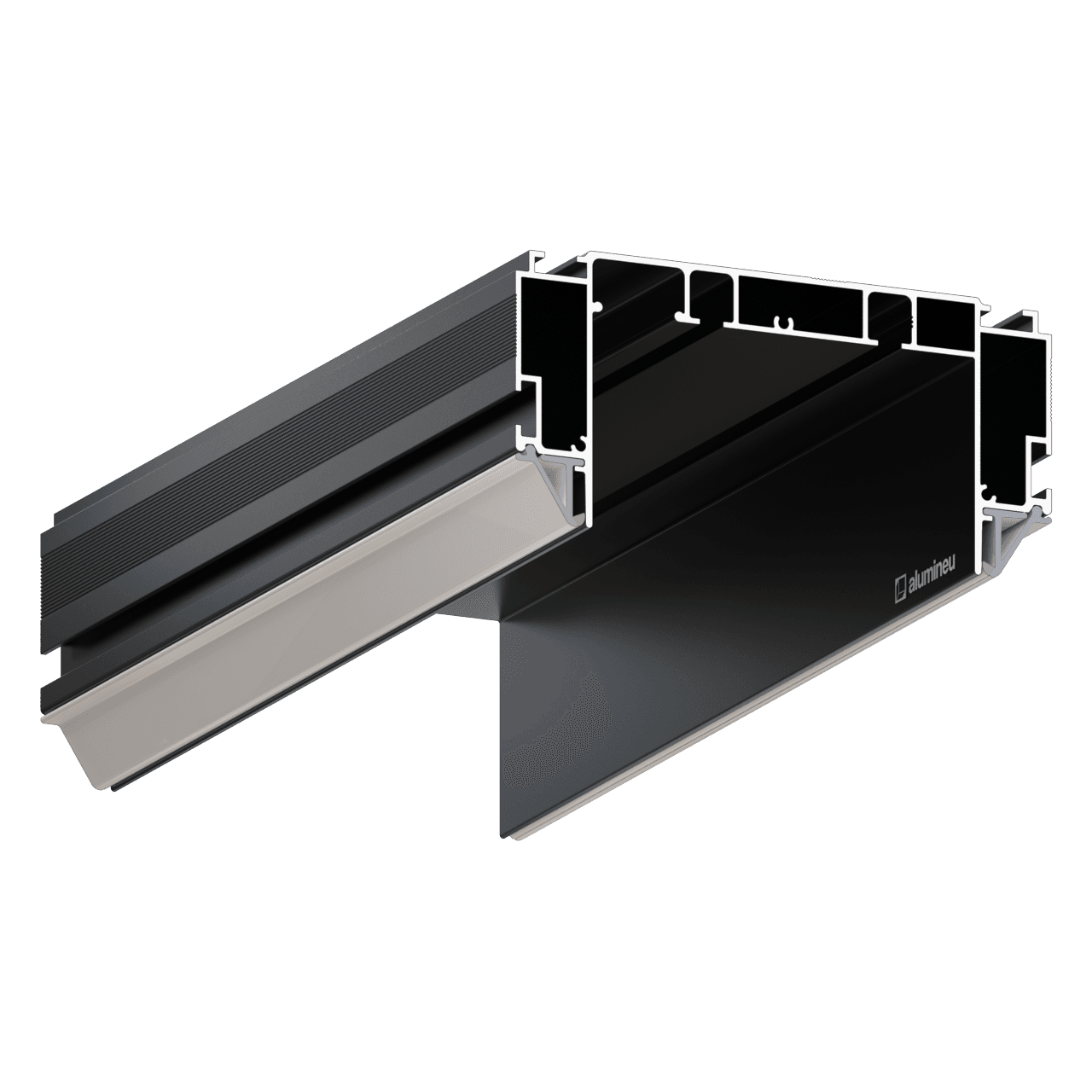 Profilé pour niche à rideaux TISSURE Z405 — vue principale