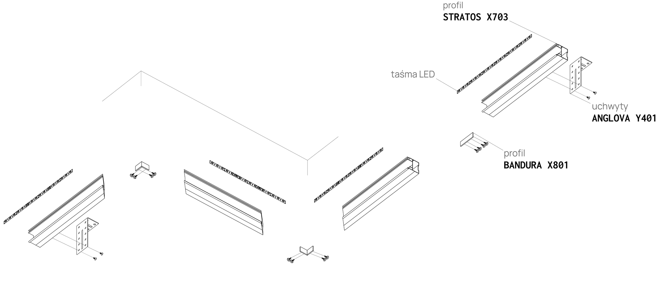Profilé multiniveau STRATOS X703