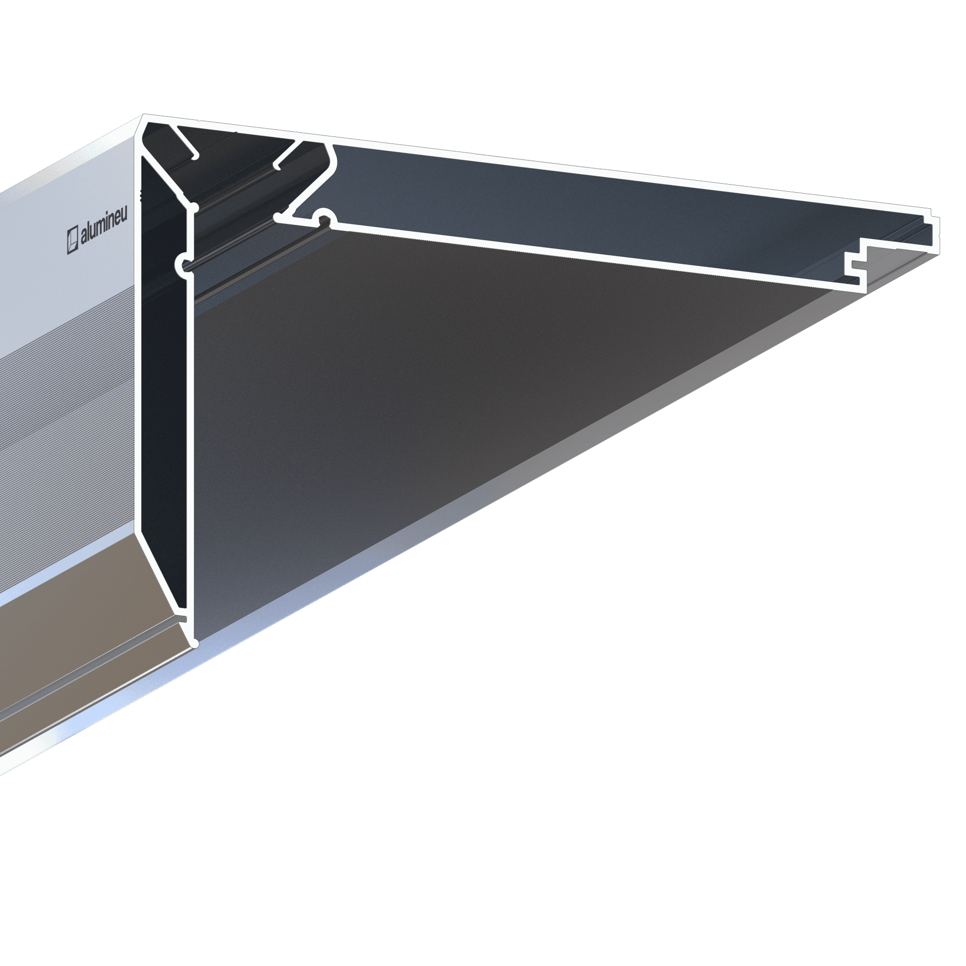 Profilé pour niche à rideaux CURTINA X409 — vue détaillée