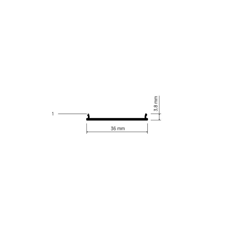 Diffuseur de lumière DIFFUSY Y134 — schéma annoté