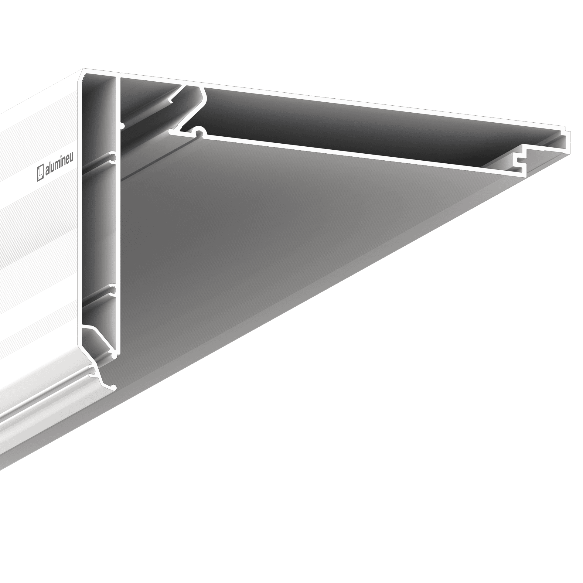 Profilé pour niche à rideaux CURTINA X411 — vue détaillée