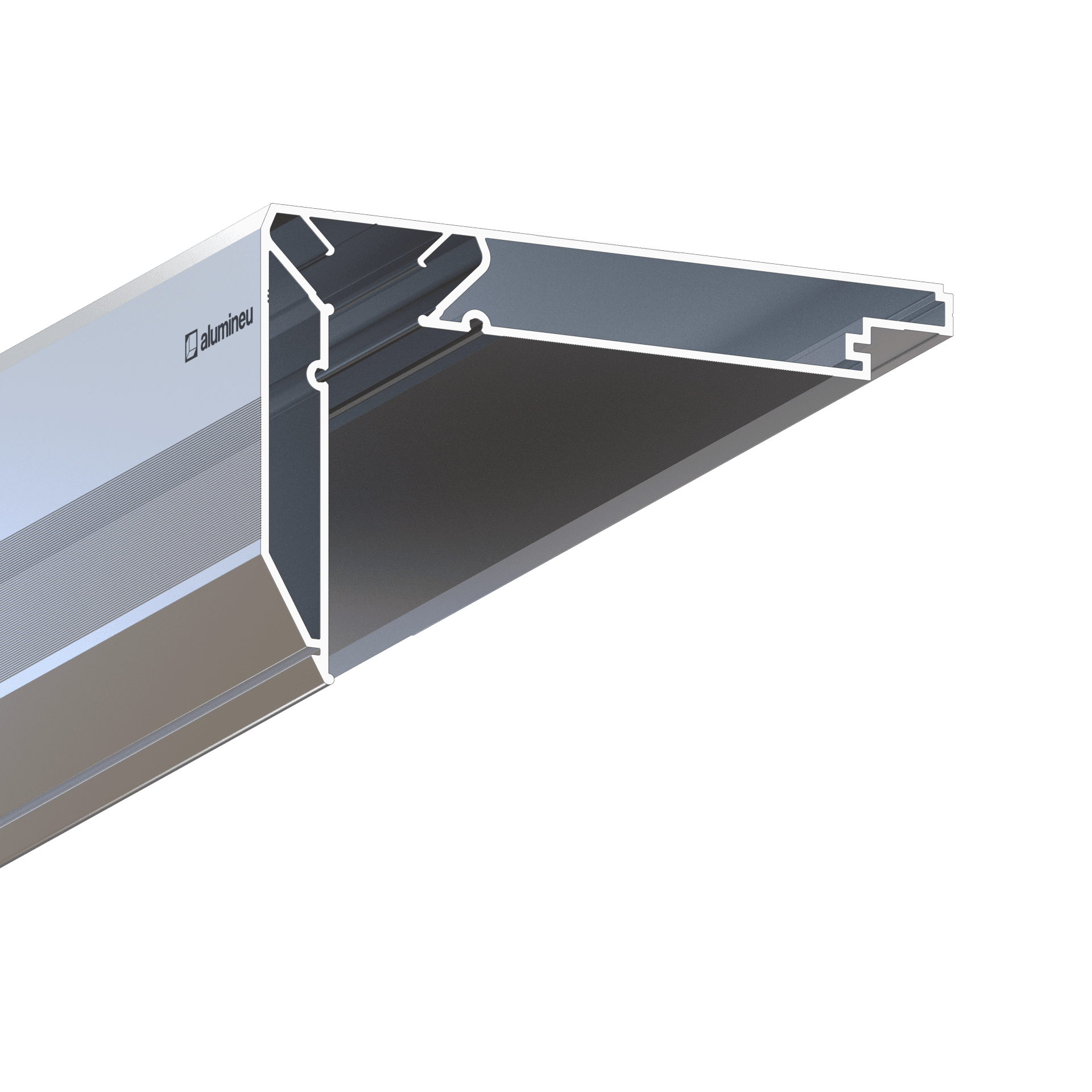 Profilé pour niche à rideaux CURTINA X408 — vue détaillée
