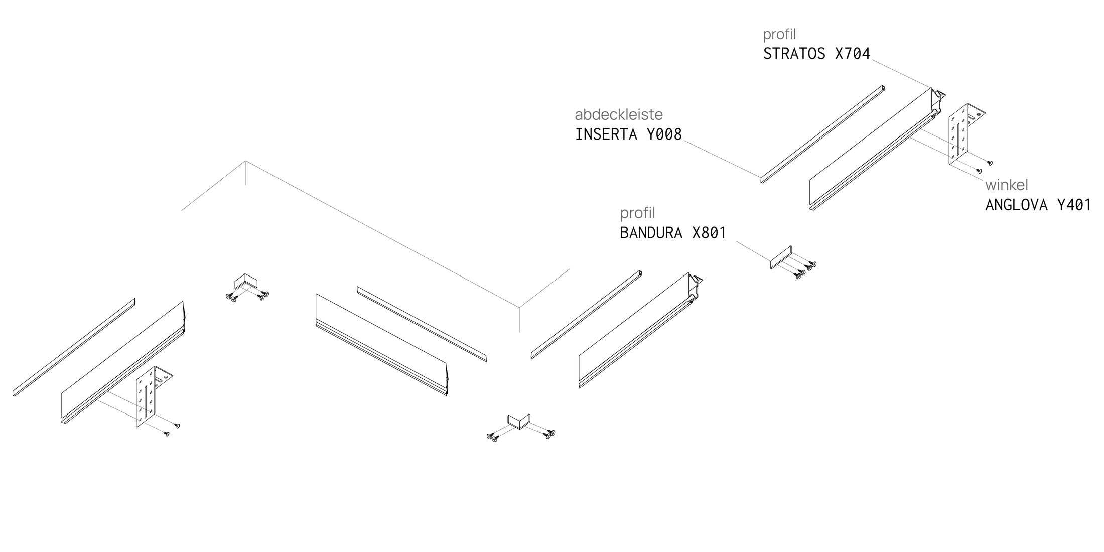 Profilé multiniveau STRATOS X704