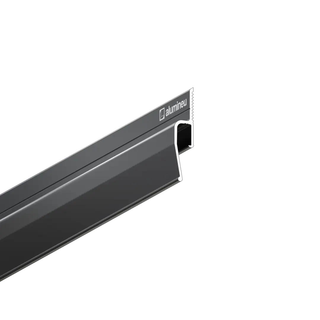 Profilé INVISIA X201, Noir mat, vue détaillée