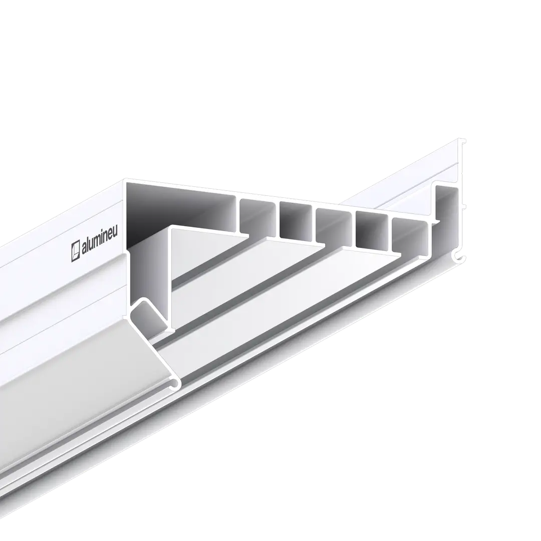 Profilé CURTINA X404, Blanc brillant, vue détaillée