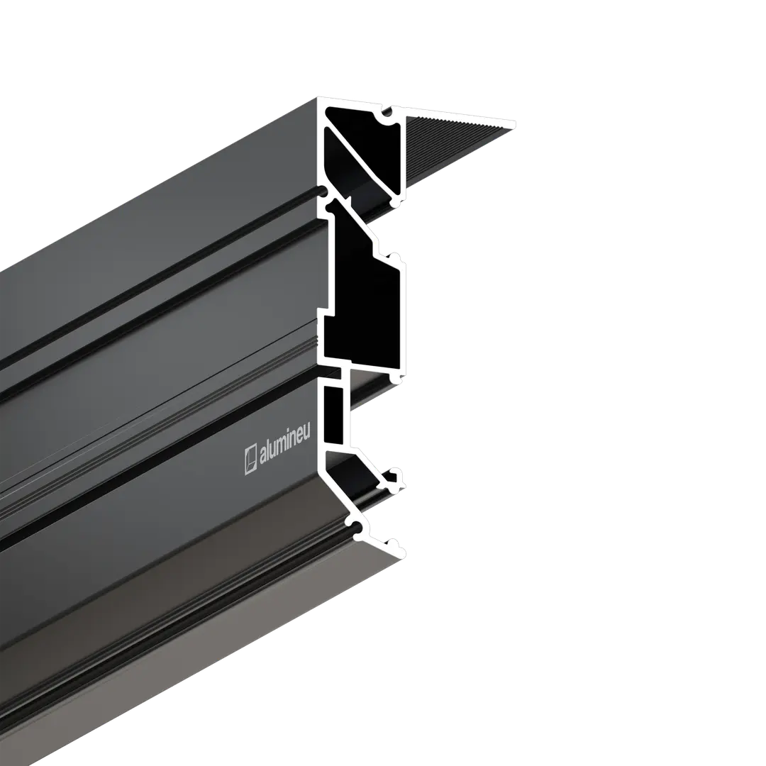 Profilé STRATOS X706, Noir mat, vue détaillée