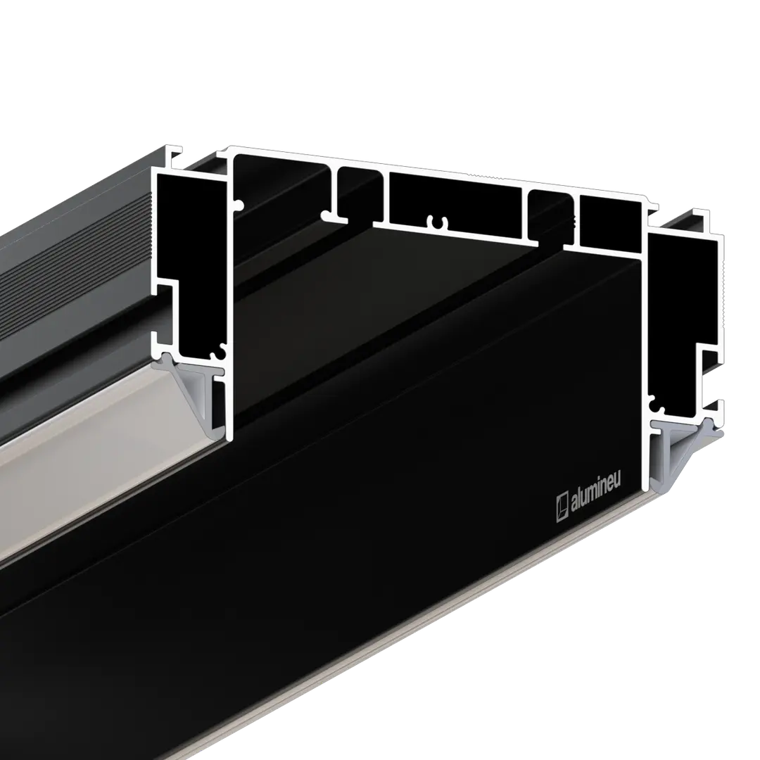 Profilé TISSURE Z405, Noir mat, vue détaillée