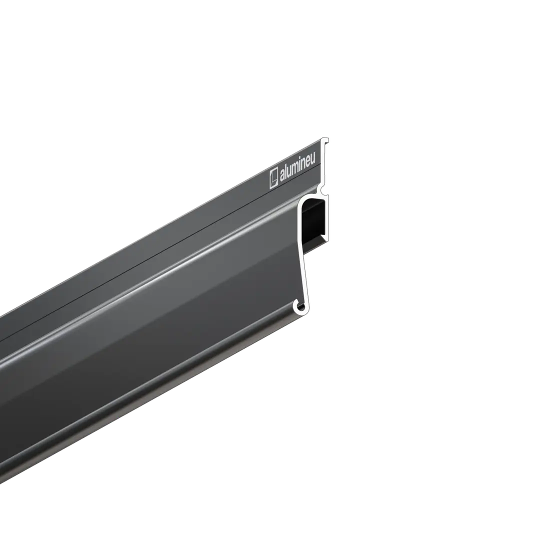 Profilé INVISIA X202, Noir mat, vue détaillée