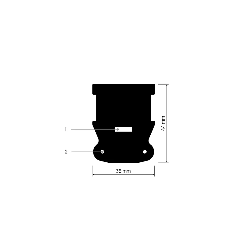 Embout ENDCAPP Y201, schéma annoté