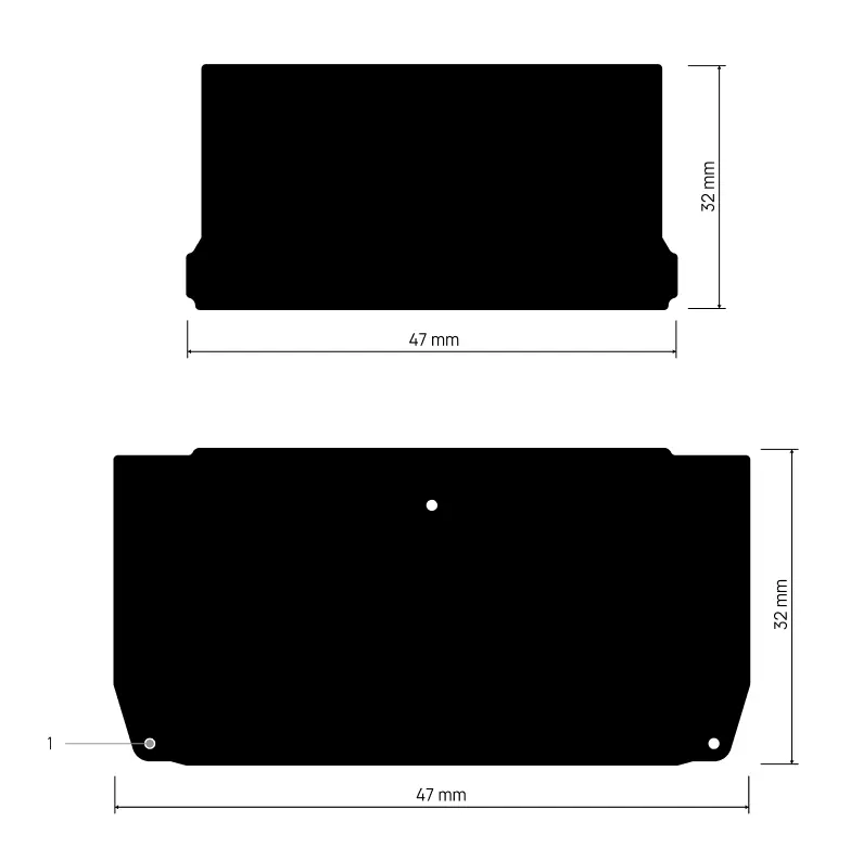 Embout ENDCAPP Y205, schéma annoté