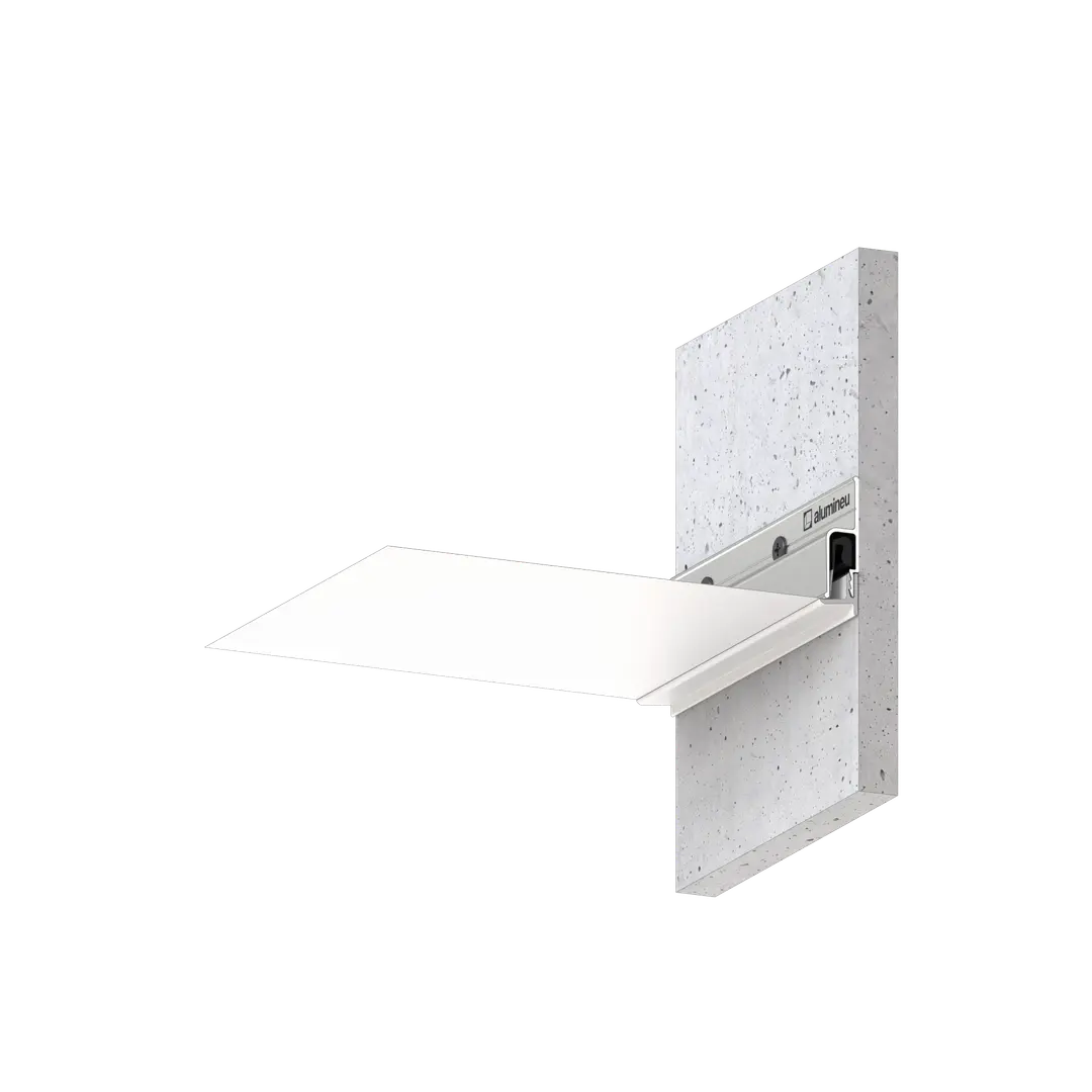 Profilé CLASSIX X130, Brut, exemple d’installation